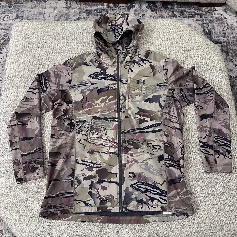 Under Armour - Reactor Base Hyrbid Full Zip Hoodie - XXL